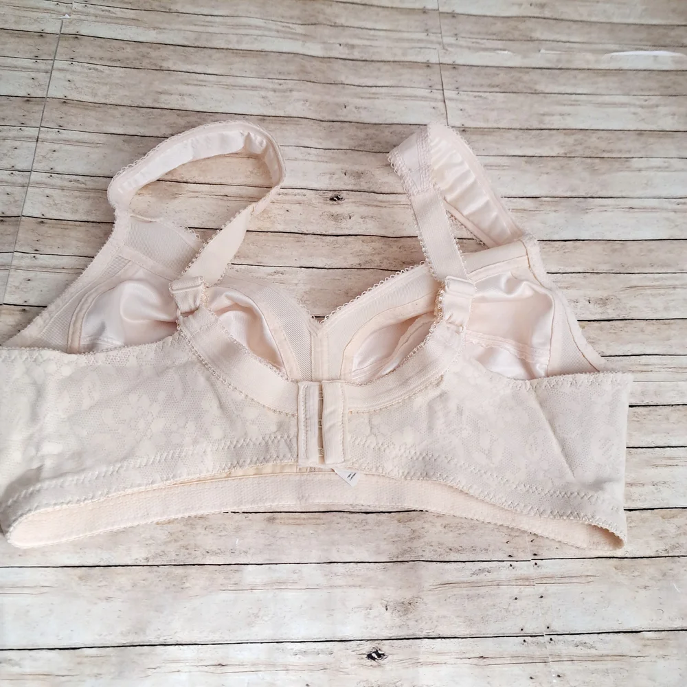 Undersore Womens Lace Detail Elegant Cream Women's Bra